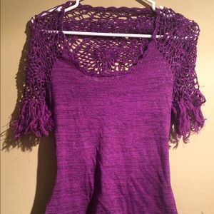 COPY - Super cute and unique crochet shirt